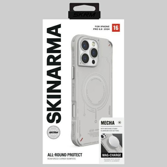 Skinarma Umschlag Rückseite Kunststoff Gray (iPhone 17 Pro Max / iPhone 17 Pro / iPhone 16 Pro Max)