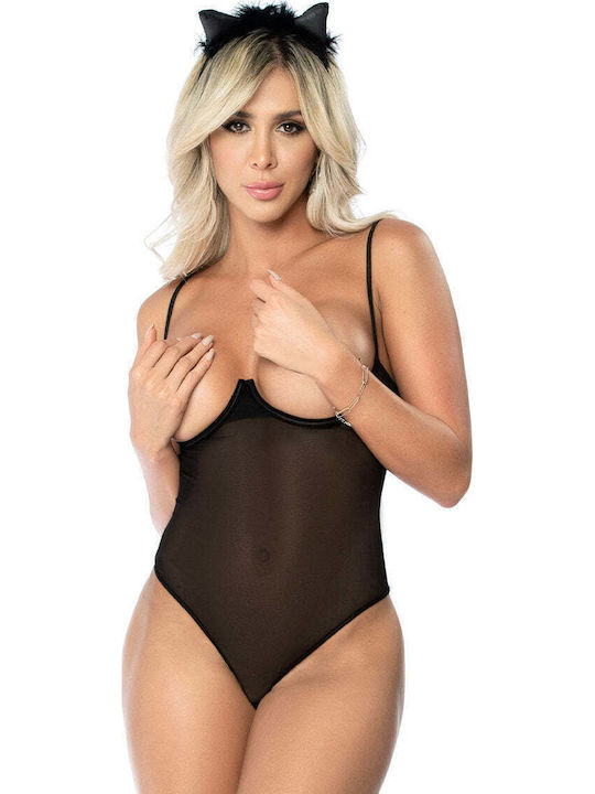 Zoli Sexy Bodysuit Negru