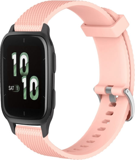 Garmin Forerunner 645 Music 20mm Diamond Textured Silicone Band Pink