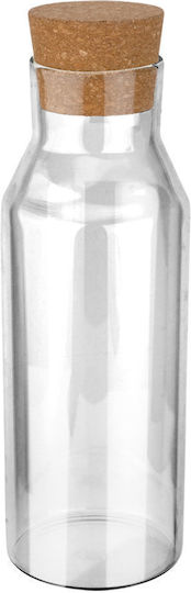 Estia Μπουκάλι Νερού Γυάλινο με Φελλό Διάφανο 1200ml