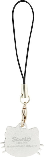 Hello Kitty Hkcpmkhk Phone Strap Black Charm Kitty Head