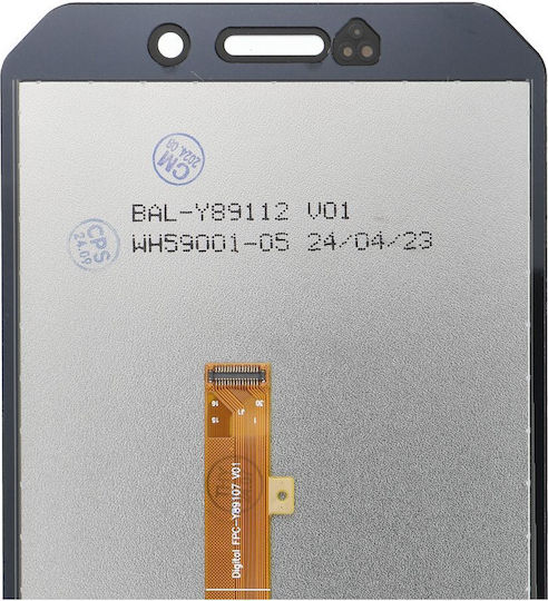 Doogee Οθόνη με Μηχανισμό Αφής για Doogee S61 Pro (Μαύρο)