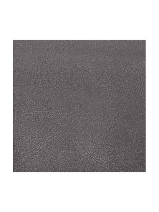 Three-Seater Couch Artificial Leather Grey 194x74.5x70.5 cm