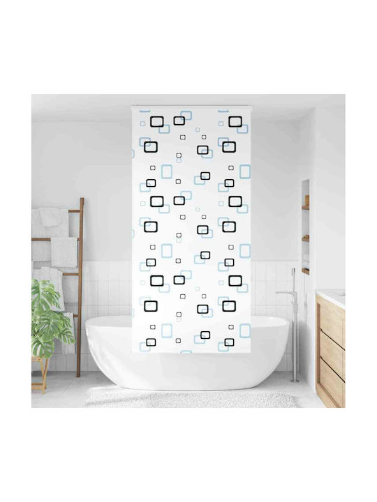 Vidaxl Shower Curtain Roll Cassette 100x240 cm Fabric Width 96 cm Multicolor