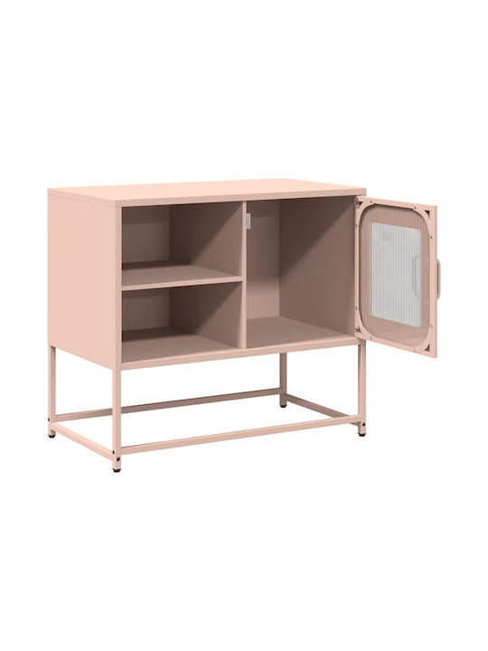 Έπιπλο Τηλεόρασης Μεταλλικό Ροζ Μ68xΠ39xΥ60.5cm