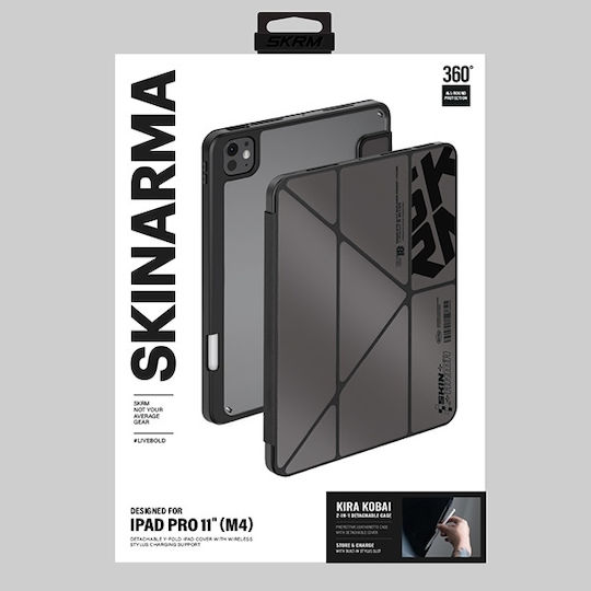 Skinarma Flip Cover Gunmetal (Universal 11")