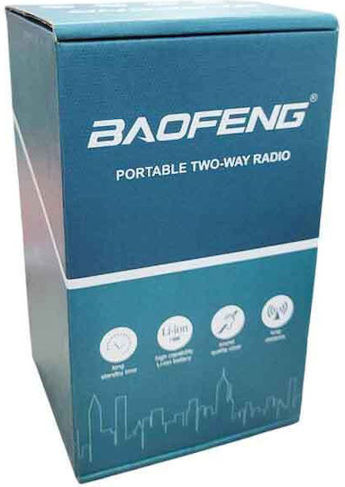 Baofeng Uv98-pro Ασύρματος Πομποδέκτης UHF/VHF 8W με Μονόχρωμη Οθόνη Σε Πράσινο Χρώμα