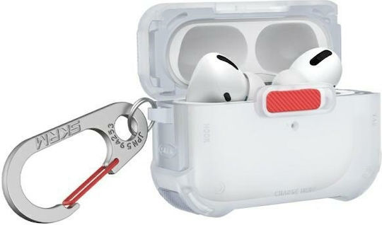 Skinarma Θήκη Πλαστική σε Λευκό χρώμα για Apple AirPods Pro 2
