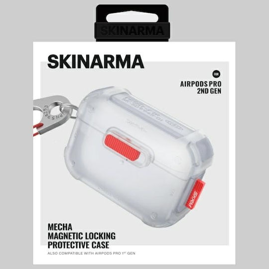 Skinarma Θήκη Πλαστική σε Λευκό χρώμα για Apple AirPods Pro 2