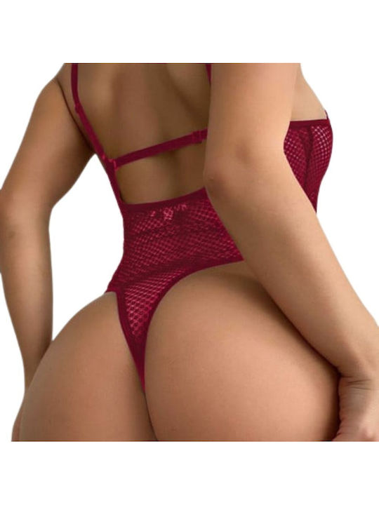 Zoli Sexy Bodysuit Burgundy
