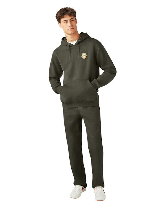 X Spitfire Φούτερ με Κουκούλα Olive Green