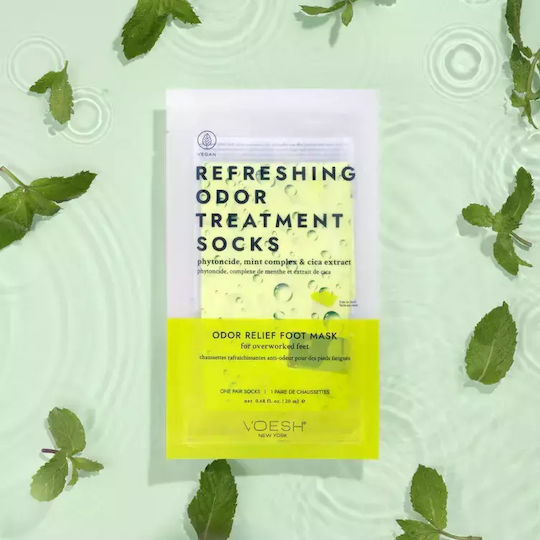 Refreshing Odor Treatment Socks Odor Relief Foot Mask
