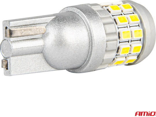 AMiO Lamps Car T10 / W5W Canbus LED 5500K Cold White 12-24V 2pcs