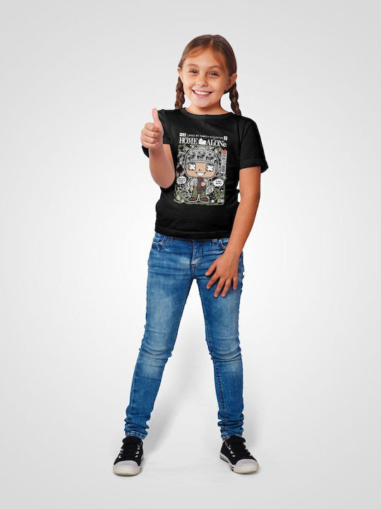 Παιδικό T-shirt Black Home Alone