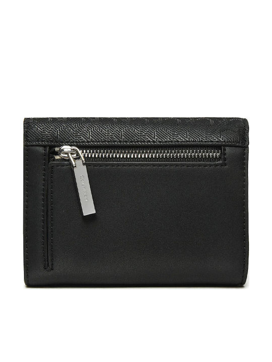 Calvin Klein Trifold Klein Damen Geldbörse Klassisch mit RFID Schwarz