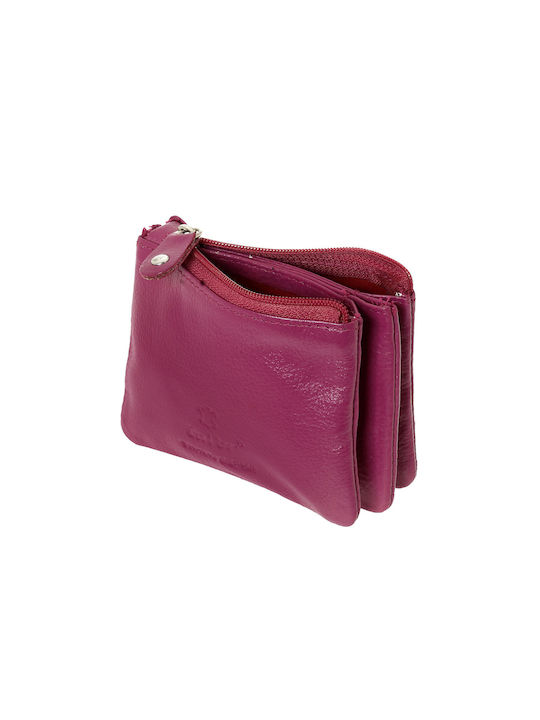 Lavor Small Leather Women's Wallet Fuchsia