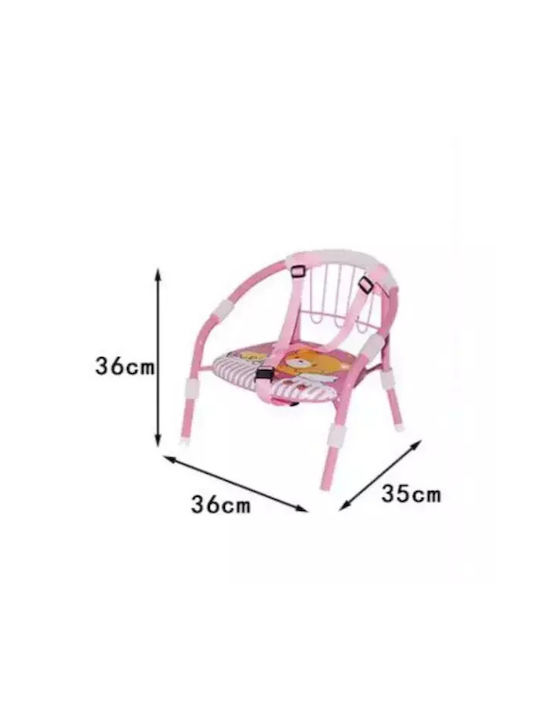 Scaun Cu brațe Roz 36x35x36buc 1buc