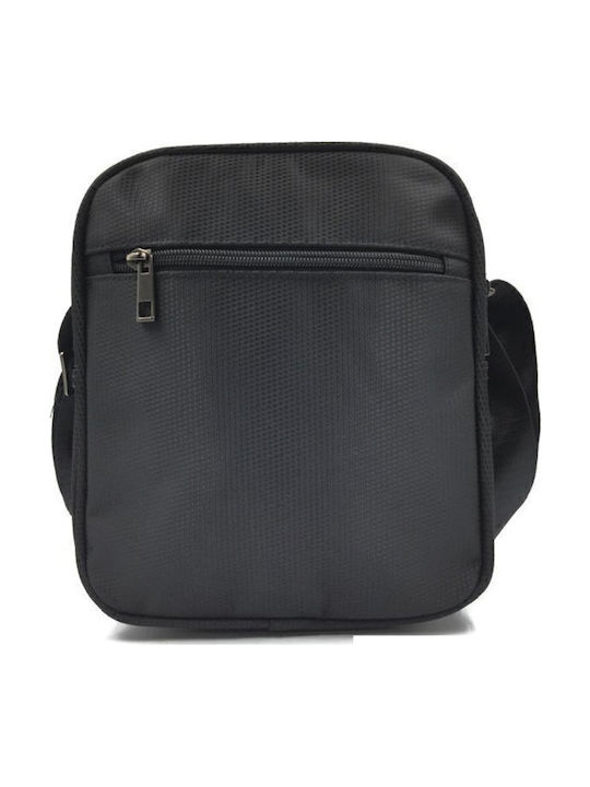 Herrentasche Schulter / Crossbody Schwarz 4015-S-Black