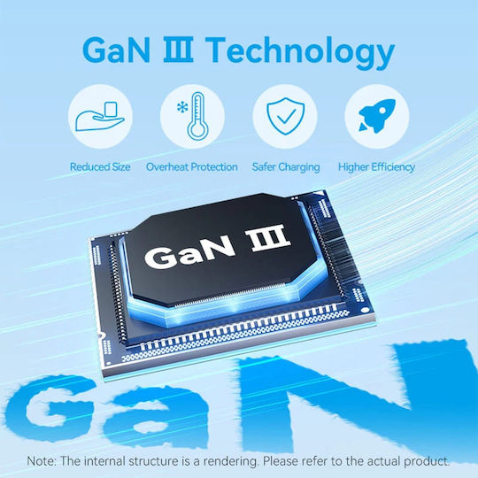 Vention Φορτιστής GaN με Θύρα USB-C και Καλώδιο USB-C - Lightning 20W Power Delivery Λευκός (TZ-FEPW0-EU-02)
