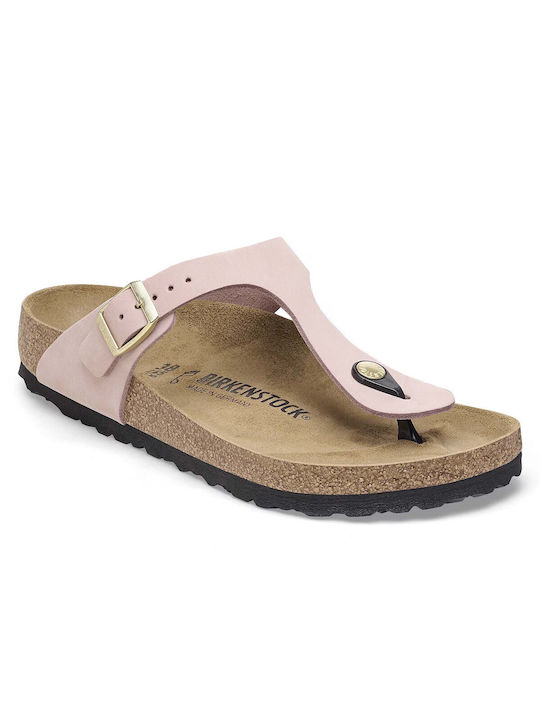 Birkenstock Gizeh Γυναικεία Σανδάλια σε Ροζ Χρώμα