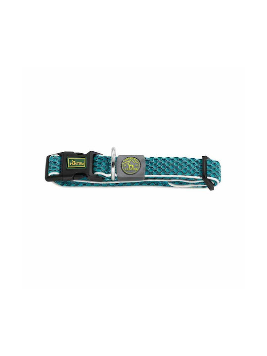 Hunter Hilo Vario Basic Mesh Dog Collar 32mm x 40 - 60cm Turquoise