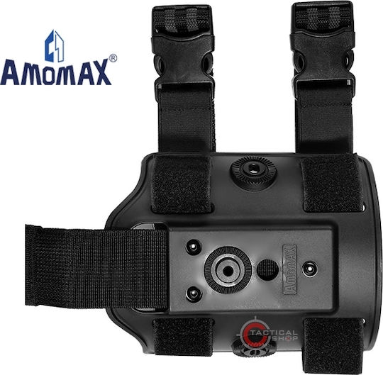 Amomax Tactical Holster Drop Leg Бедрен кобур за Пистолет Черен
