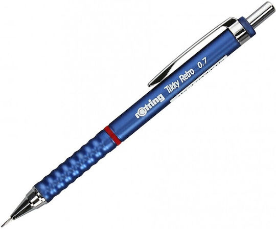Rotring Tikky Retro Μηχανικό Μολύβι Μεταλλικό 0.7mm 1τμχ Μπλε