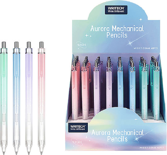 Writech Aurora Μηχανικό Μολύβι 0.5mm Ροζ