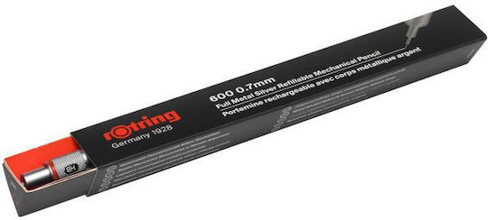 Rotring 600 Silver Mechanical Pencil 0,7mm 1904444 3501179044446
