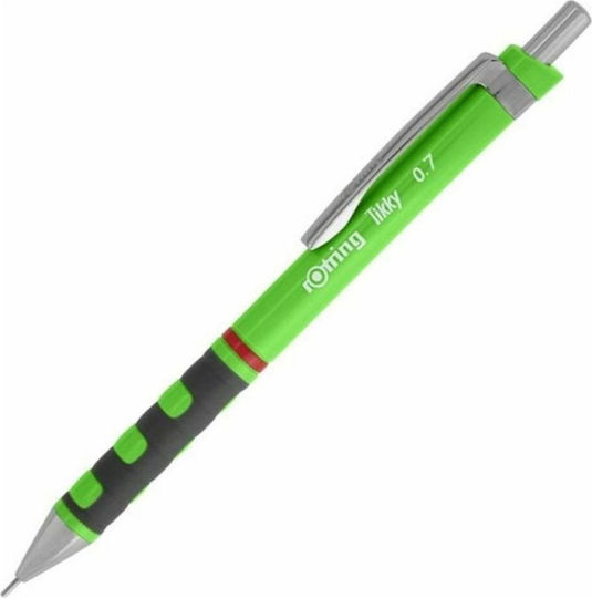 Rotring Tikky Μηχανικό Μολύβι 0.7mm με Γόμα 1τμχ Λευκό