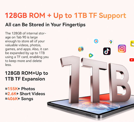 BlackView Tab 90 4G 10.92" (8GB/128GB) Ink Grey