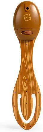 Thinking Gifts Flexlight Book Light LED with Clip Brown Wood