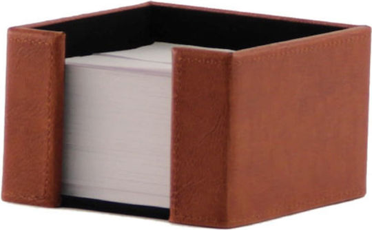 Leather Paper Holder in Brown Color 1pcs 11.5x8x11.5cm