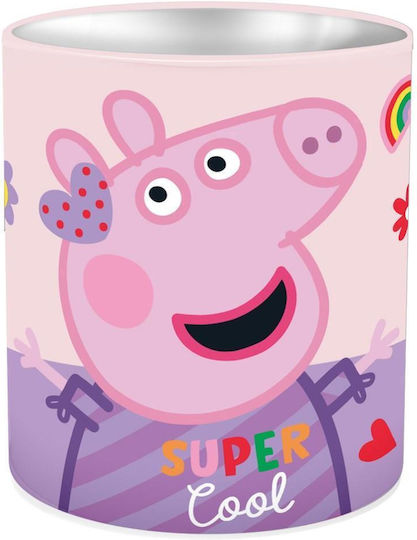 Metal Pencil Case Peppa 11x10cm