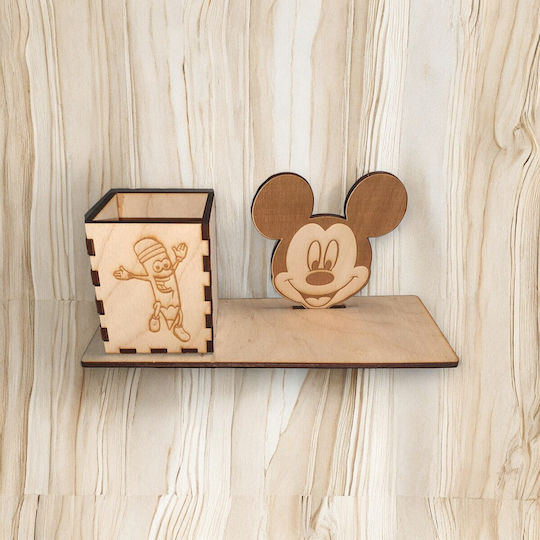 Wooden Pencil Holder 1pcs with Width 22cm