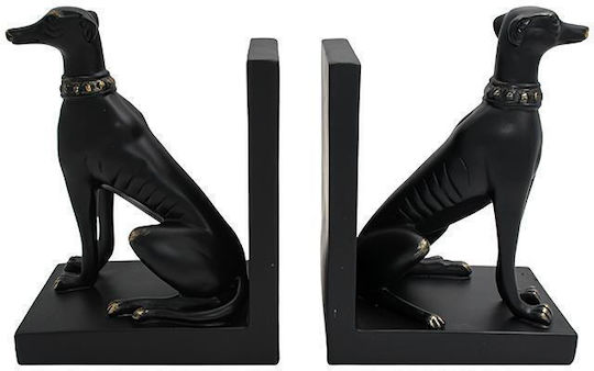 Bookend in Black Color 2pcs 10x14x19cm