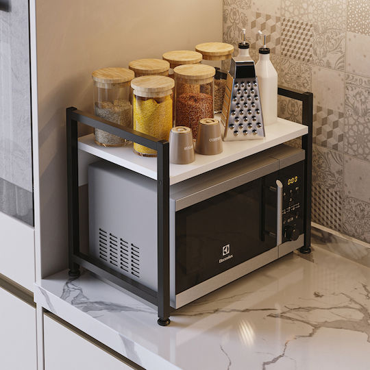 HomeMarkt Becko Rack de bucătărie Metalic Albă