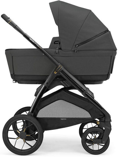 Inglesina Aptica XT Quattro Adjustable 3 in 1 Baby Stroller Suitable for Newborn Magnet Grey 12.6kg