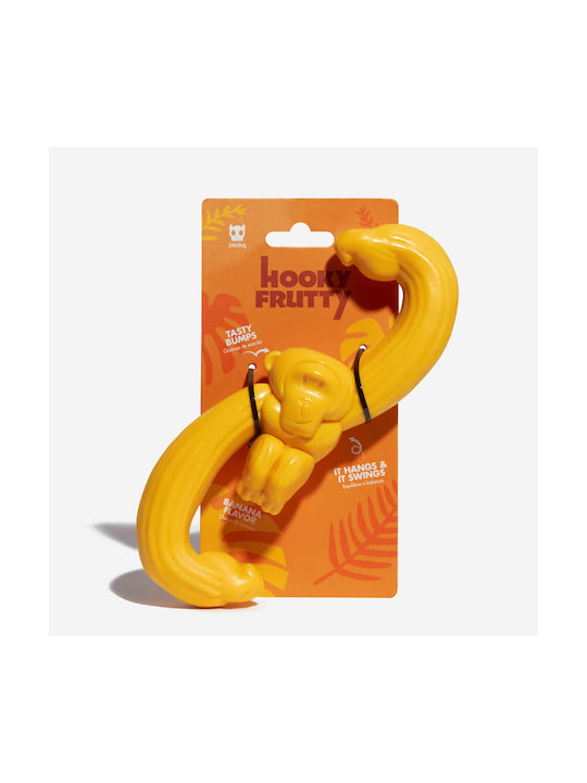 Zeedog Haltbares Spielzeug für große Hunde Hooky Frutty Bananengeschmack 22cm