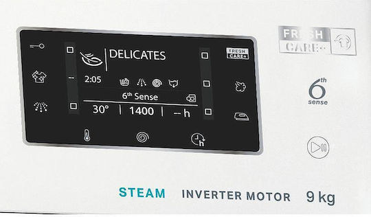 Whirlpool Waschmaschine 9kg mit Dampftechnologie 1400 Umdrehungen FreshCare+ FFD 9489 BCV EE