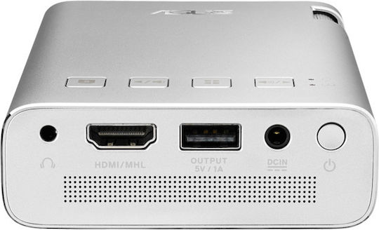 Asus ZenBeam E1 90LJ0083-B01070 Mini Projektor DLP Normale Lampe mit Eingebauten Lautsprechern Silber