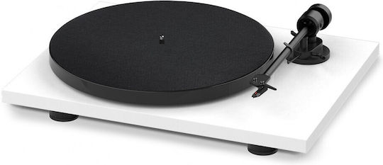 Pro-Ject Audio E1 Phono + Ortofon OM 5e Πικάπ με Belt Drive και Προενίσχυση Λευκό