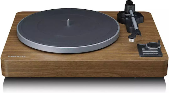 Lenco LBTA-165 LBTA-165WOOD Suitcase Turntables with Preamp Brown