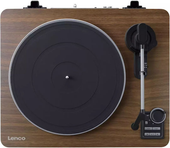 Lenco LBTA-165 LBTA-165WOOD Suitcase Turntables with Preamp Brown