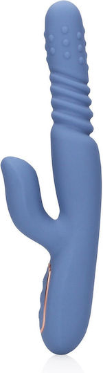 Shots Loveline Δονητής Rabbit 24cm Blue Nova