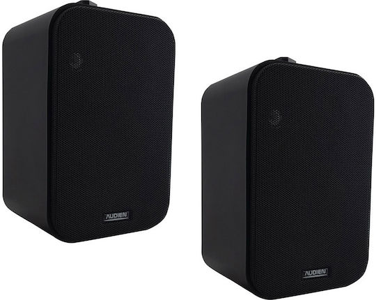 Audien Passive Wall-mounted Speaker 60W with Bluetooth (Piece) 20.8x12.3x13.8cm Black