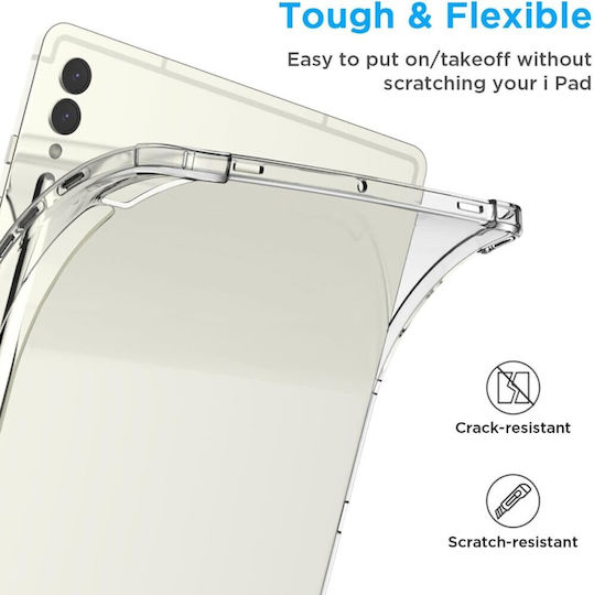 Mad Mask Флип Капак Издръжлив Прозрачен Samsung Galaxy Tab S9 FE+ 12.4