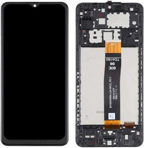 Οθόνη Lcd με Μηχανισμό Αφής και Πλαίσιο για Galaxy A12 (Μαύρο)
