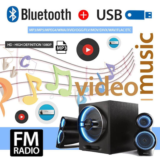 4070 Radio Auto (1DIN) (Bluetooth/USB)
