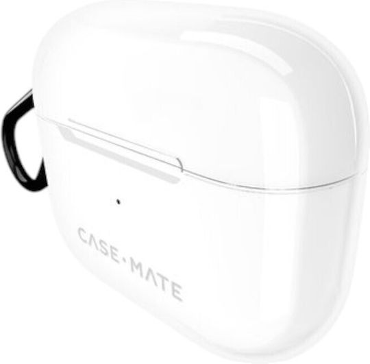 Case-Mate Σετ Θήκη & Anti-Lost Strap με Γάντζο σε Διάφανο χρώμα για Apple AirPods 4